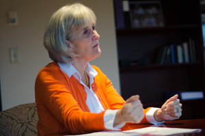 Syracuse University Vice Chancellor and Provost Michele Wheatly has been tasked to develop and implement a funding plan for the Academic Strategic Plan's programs and objectives. 